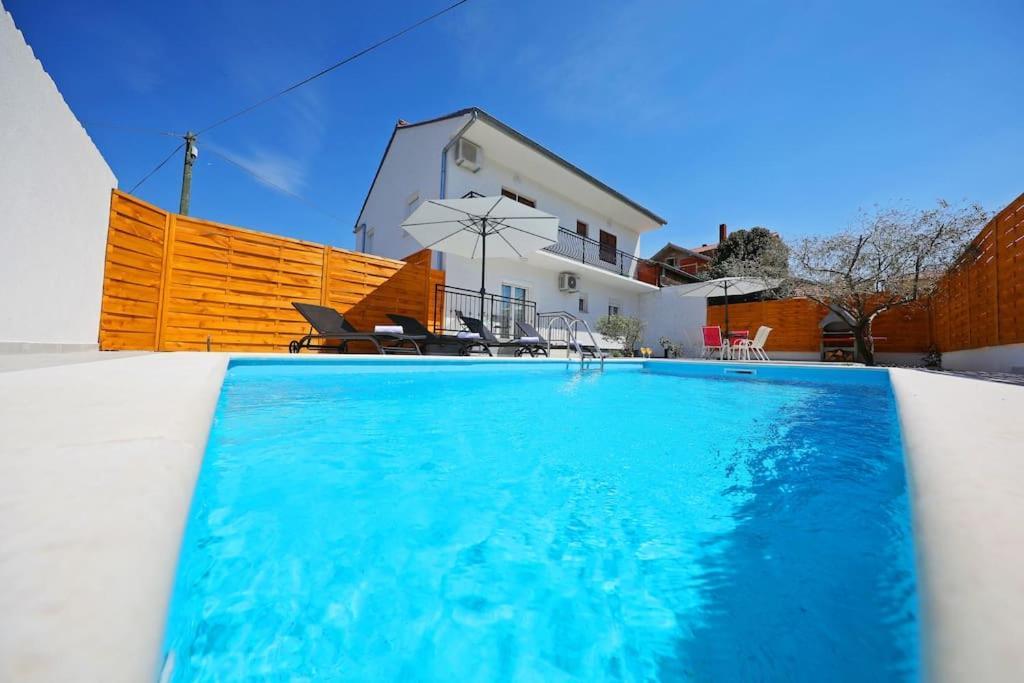 Luxury Apartment Petra With Private Pool Zadar Exterior foto